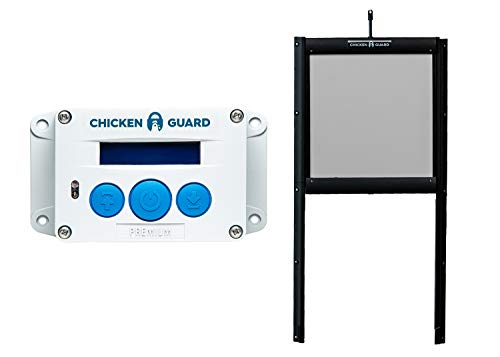 Abridor automático de puertas ChickenGuard® Premium para gallinero...